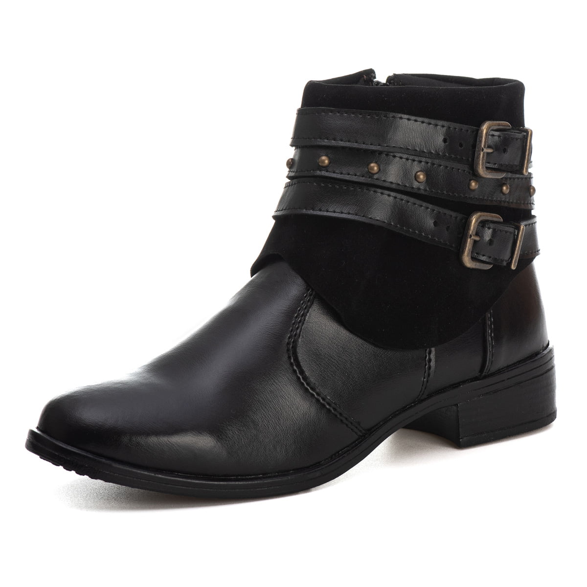 bota cano curto preta